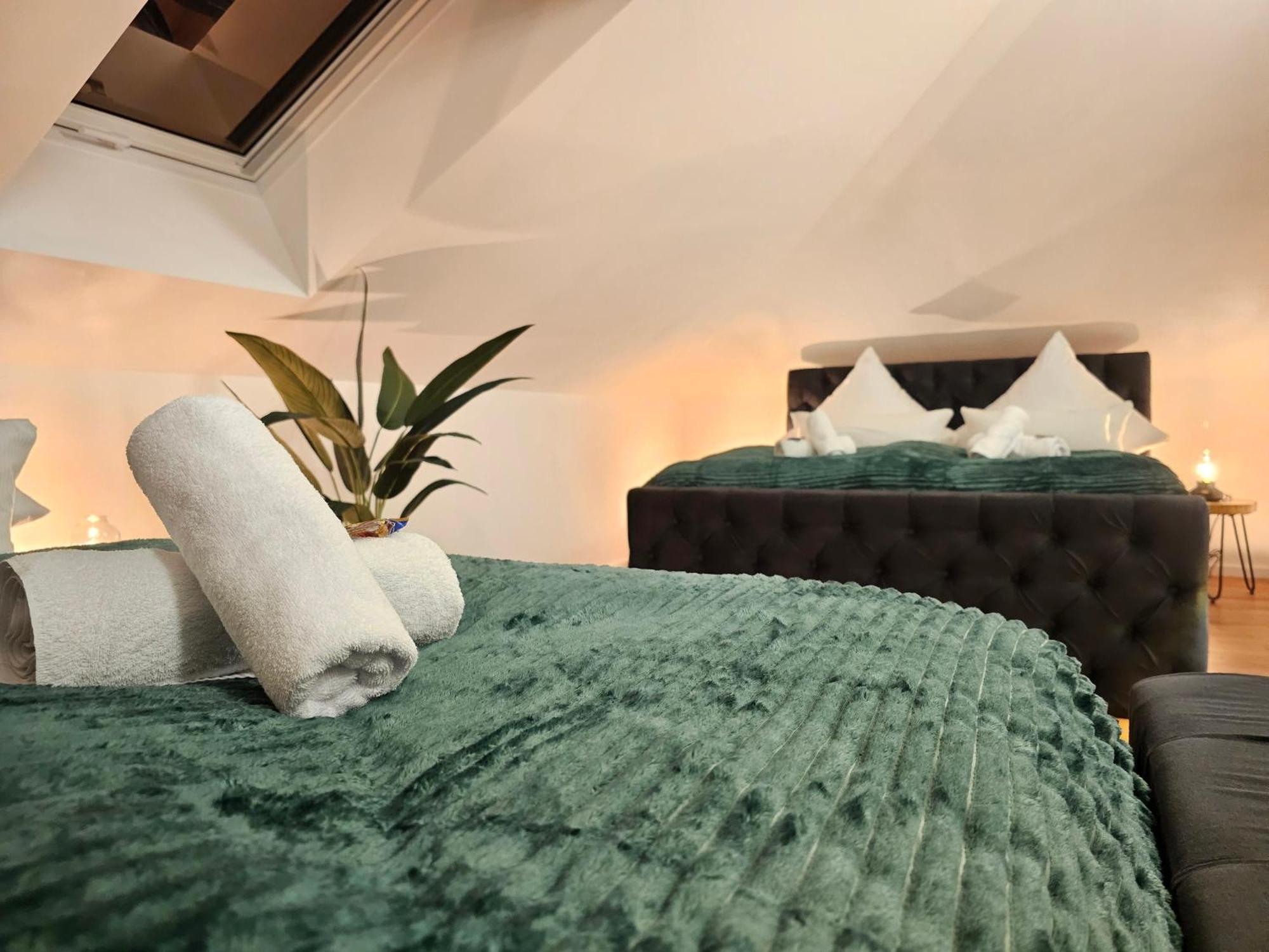 Design-Penthouse I 90Qm I Europapark 20 Min I Boxspring I Nespresso I Parking Lahr (Baden-Wurttemberg) Exterior foto