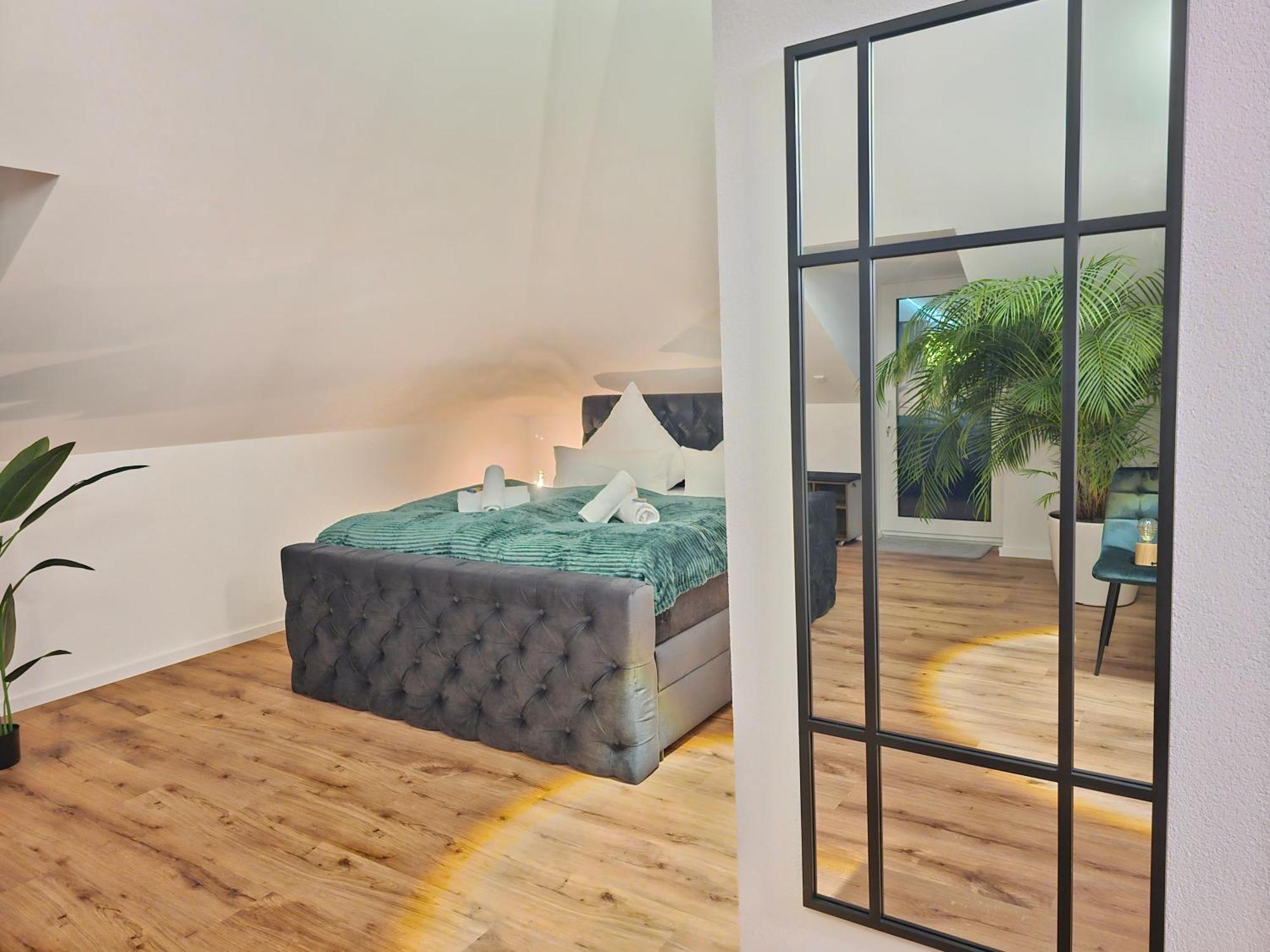 Design-Penthouse I 90Qm I Europapark 20 Min I Boxspring I Nespresso I Parking Lahr (Baden-Wurttemberg) Exterior foto