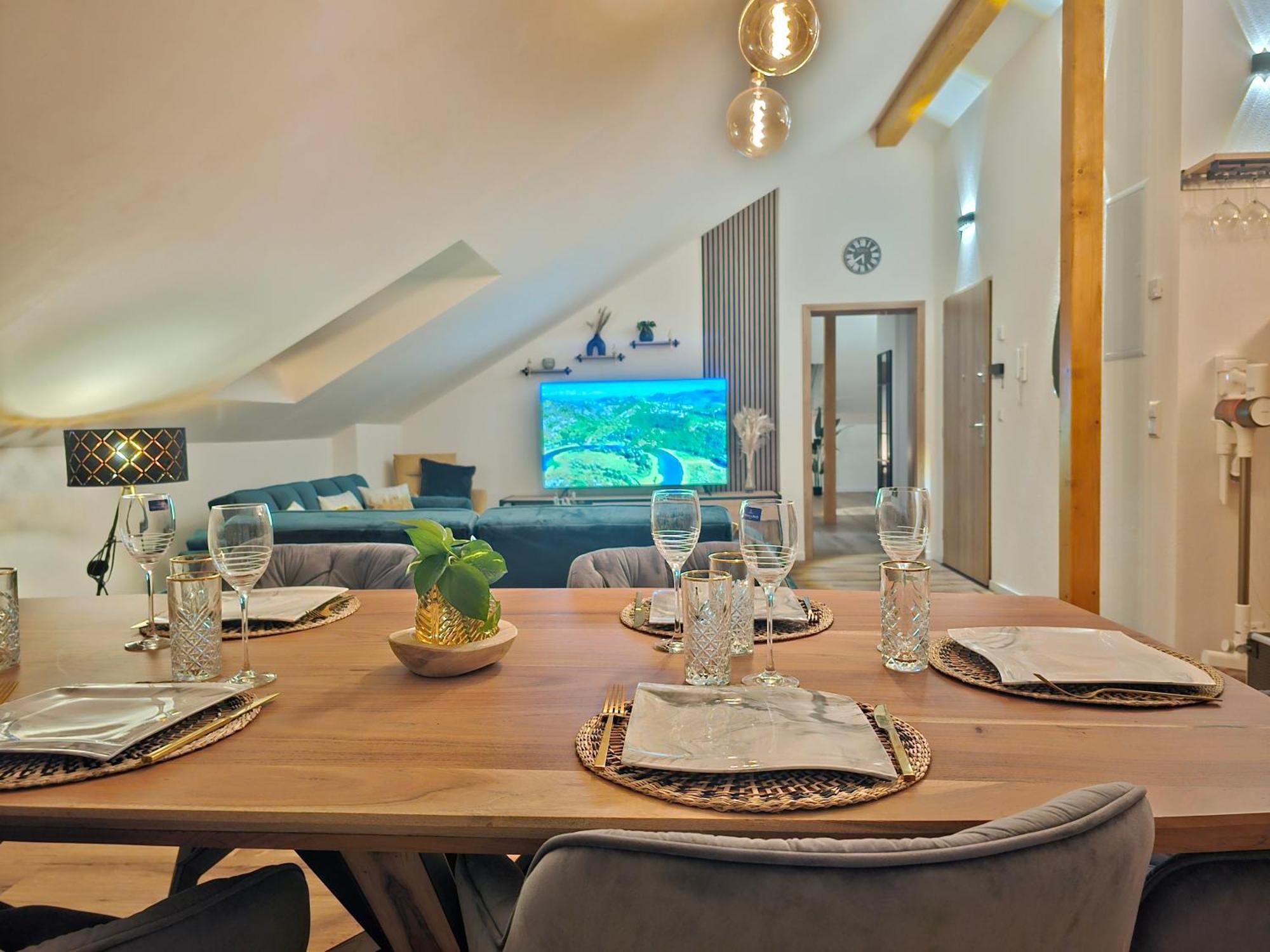 Design-Penthouse I 90Qm I Europapark 20 Min I Boxspring I Nespresso I Parking Lahr (Baden-Wurttemberg) Exterior foto